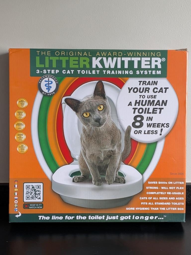 Kat training toilet ., Ophalen