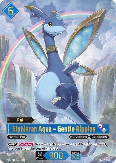 Gezocht! Elphidran Aqua - Gentle Ripples Palworld, Ophalen, Nieuw, Losse kaart