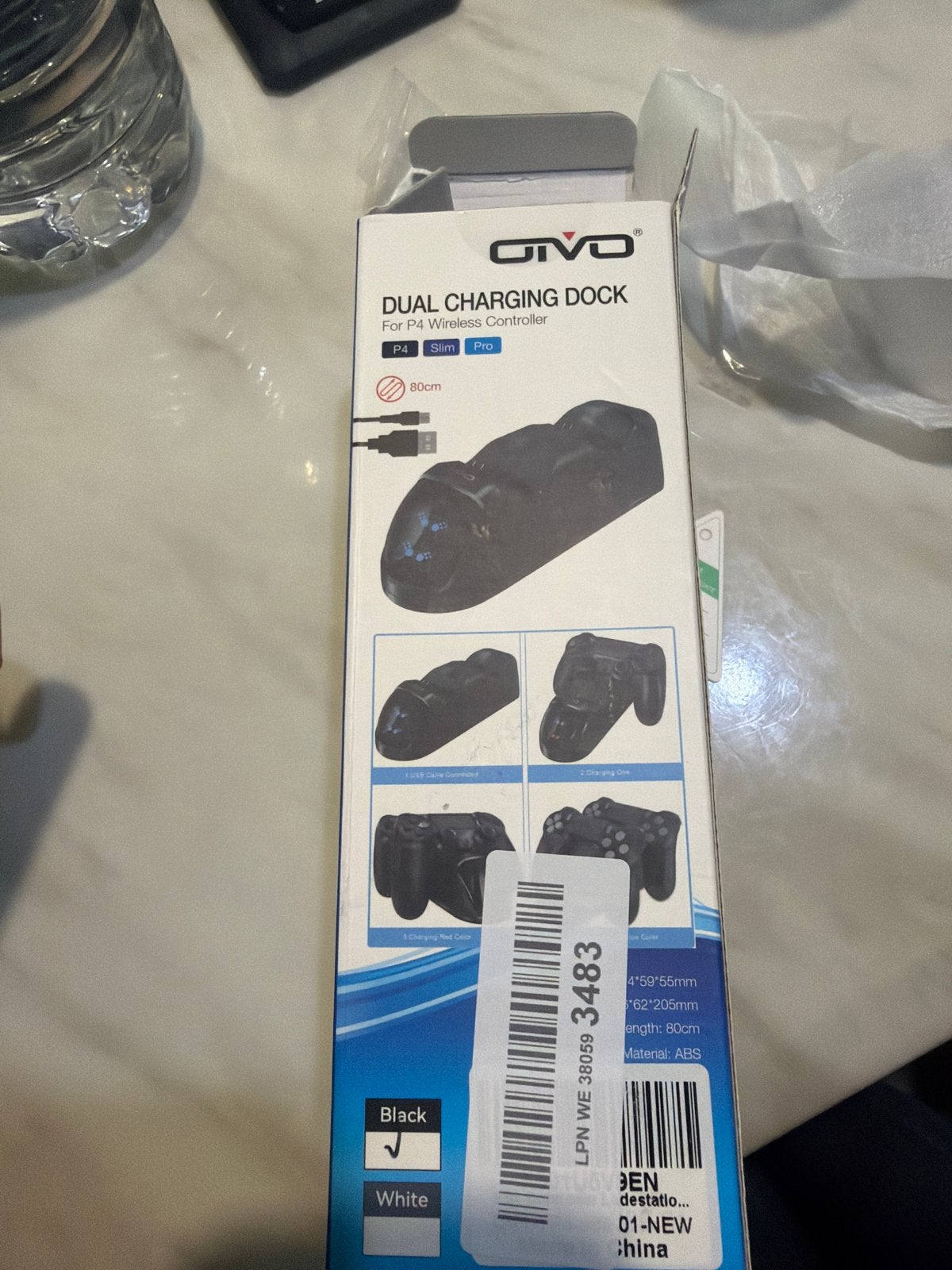 GIVO Dual Oplaadstation voor PS4 Controllers, Spelcomputers en Games, Spelcomputers | Sony PlayStation Consoles | Accessoires