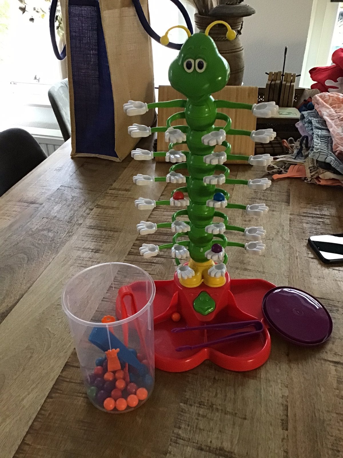 Te koop rumba rups spel Beweegt met muziek, Ophalen of Verzenden, Zo goed als nieuw, Overige
