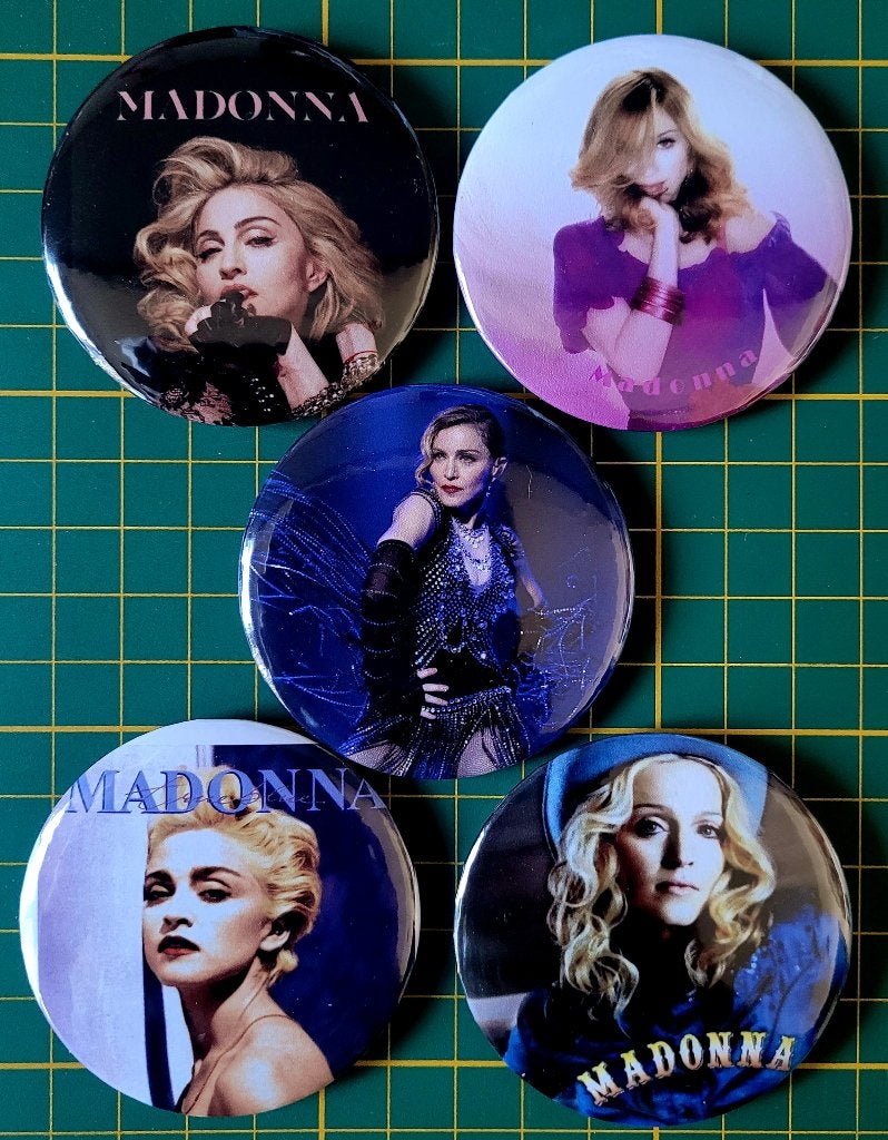 Grote Madonna buttons (3), Verzenden, Nieuw, Gebruiksvoorwerp
