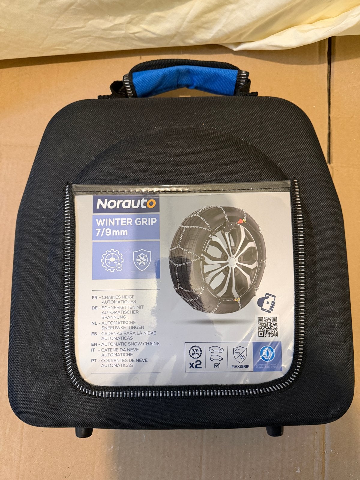 Norauto Winter Grip Sneeuwkettingen 7/9mm, Auto diversen, Ophalen of Verzenden, Zo goed als nieuw