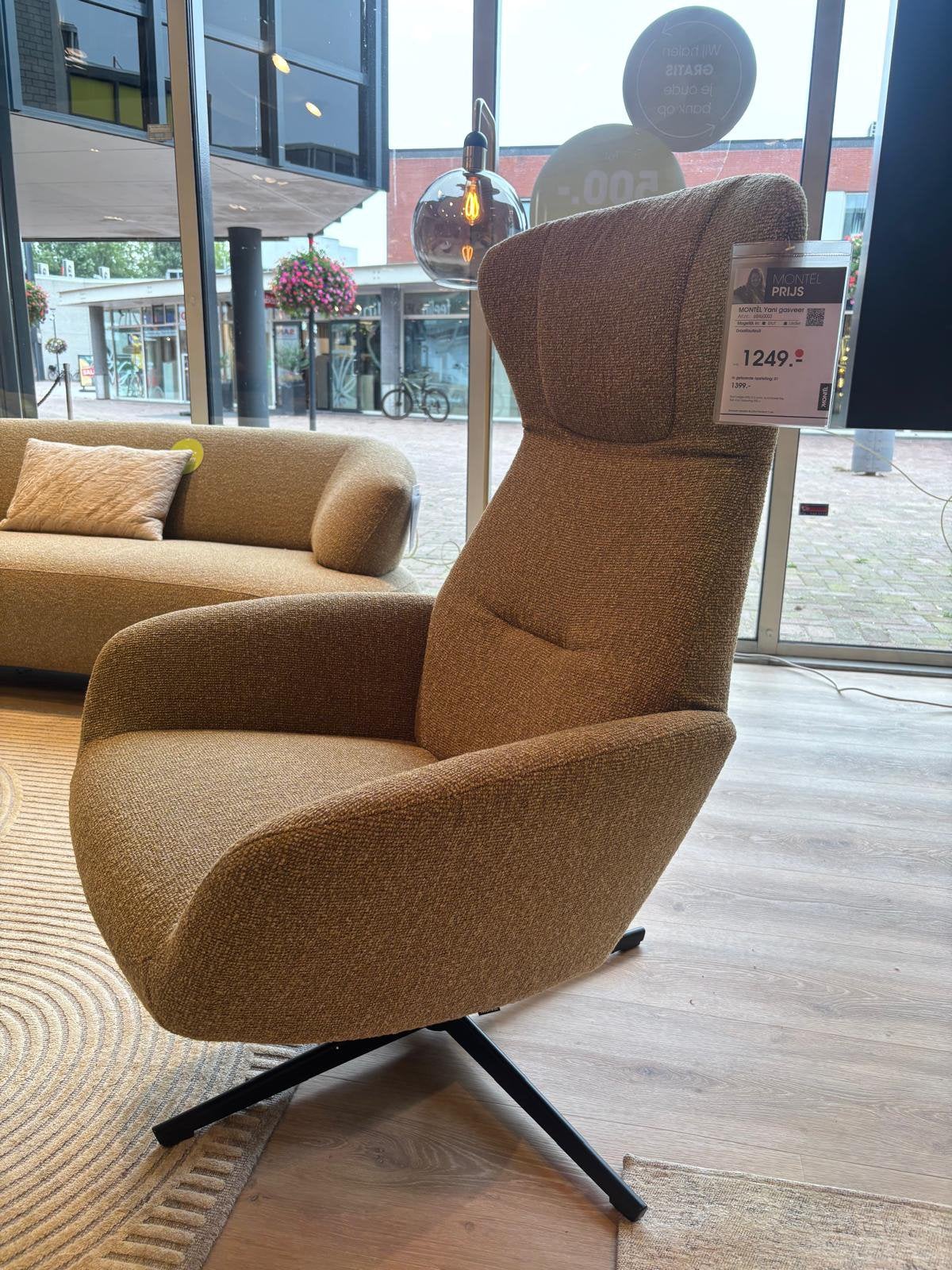 Montel yani draaifauteuil, Ophalen, Zo goed als nieuw, 75 tot 100 cm