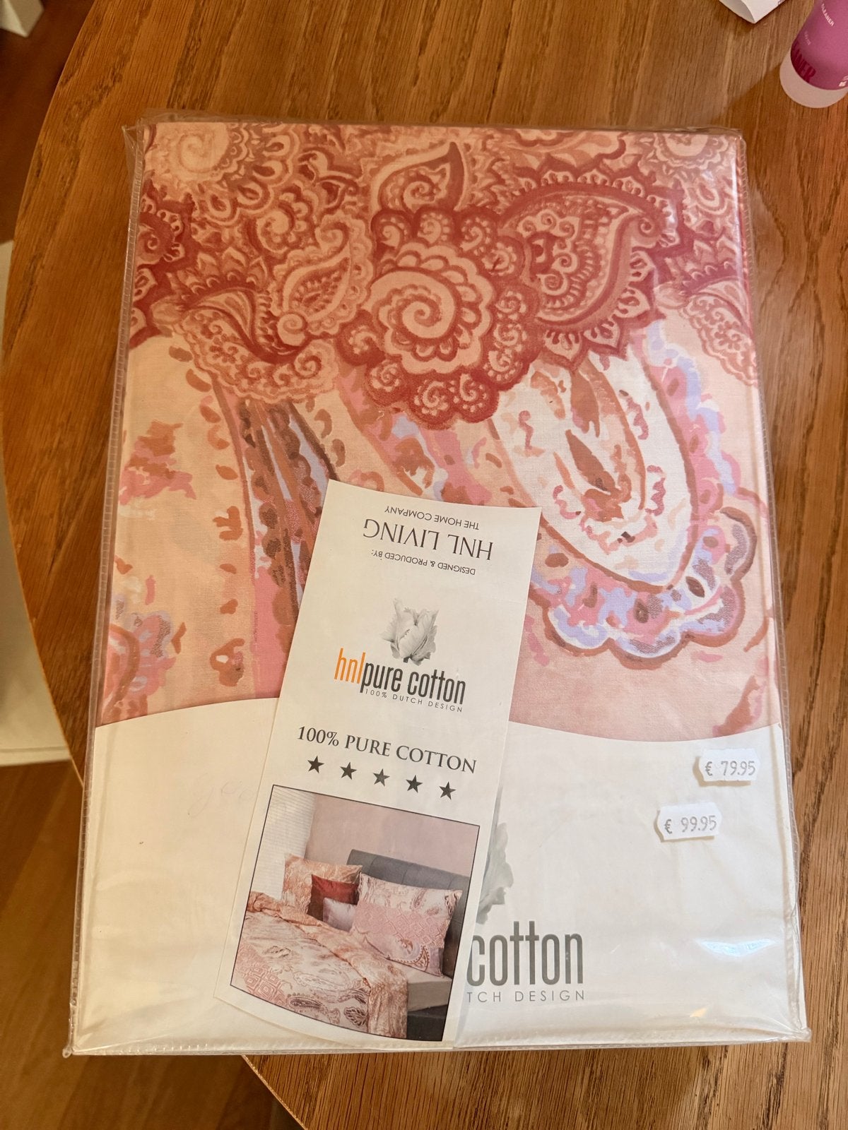 HNL Pure Cotton Dekbedovertrek Luna Terra 100% Katoen, Eenpersoons, Meerkleurig, Dekbedovertrek, Nieuw