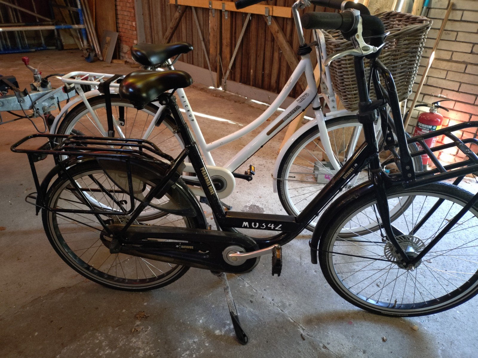 Transportfiets model bakkersfiets spotgoedkoop, Ophalen, Terugtraprem, Sparta, Gebruikt