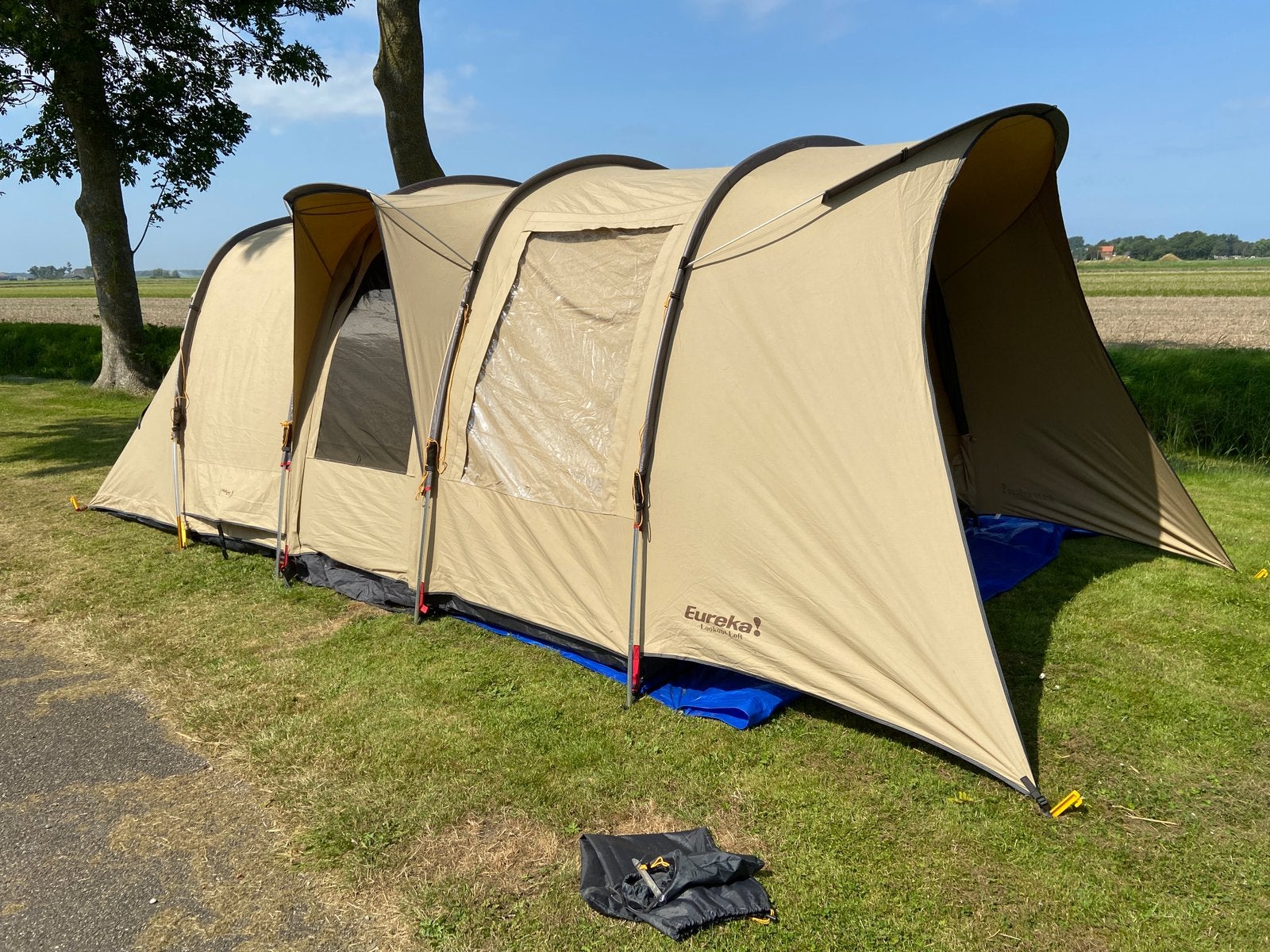 Eureka Lookout Loft katoenen tunneltent, Ophalen, Zo goed als nieuw