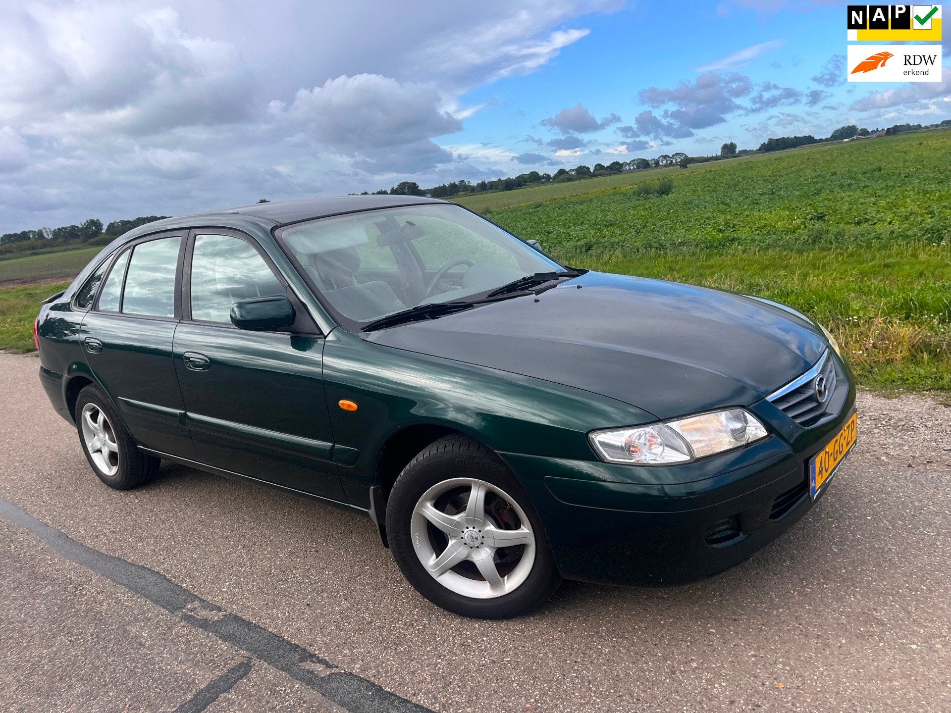 Mazda 626 1.8i Comfort / 126.000 nap / NWE APK, 101 pk, Gebruikt, 4 cilinders, 1165 kg
