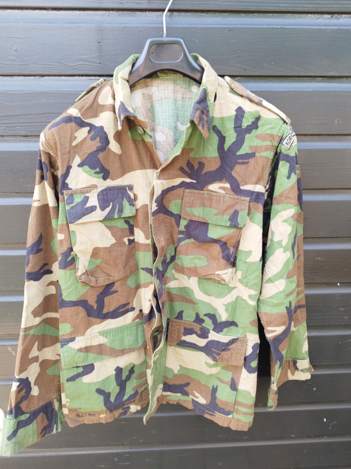 Vintage US Korps Mariniers Camouflage Jas - Maat Small, Ophalen of Verzenden, Marine, Amerika, Kleding of Schoenen