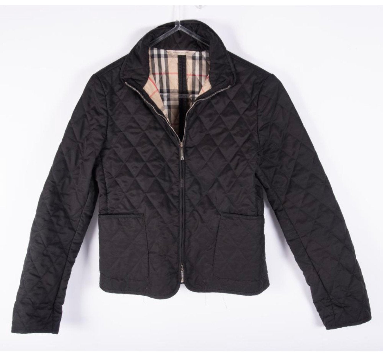 Burberry gewatteerde jack jas London Nova jacket jas Dames, Maat 38/40 (M), B, Zwart, Ophalen of Verzenden