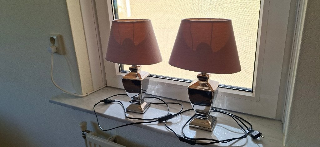 Schemerlampen, Ophalen, Met schakelaar, E27 (groot), Grijs