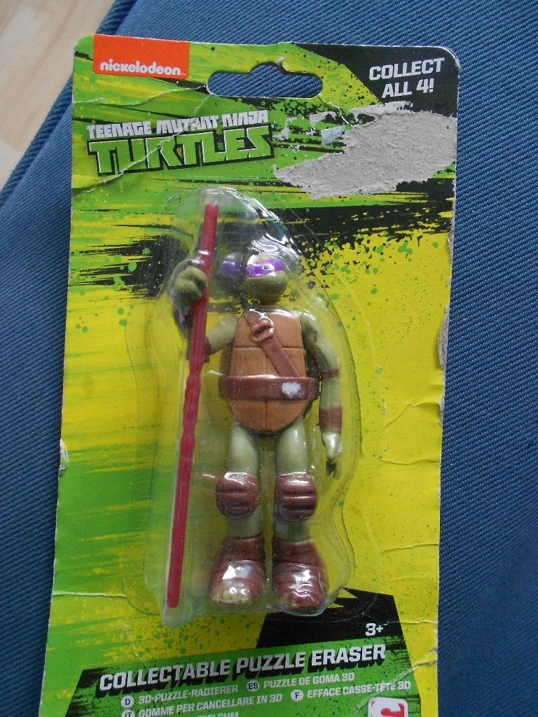 Nickeledeon teenage mutant ninja Turtles Donatello 3D gum, Ophalen, Zo goed als nieuw