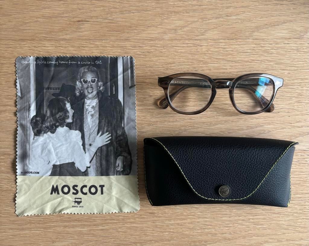 Moscot Lemtosh Bril - Bruin Ash, Overige merken, Bruin, Ophalen of Verzenden, Zo goed als nieuw