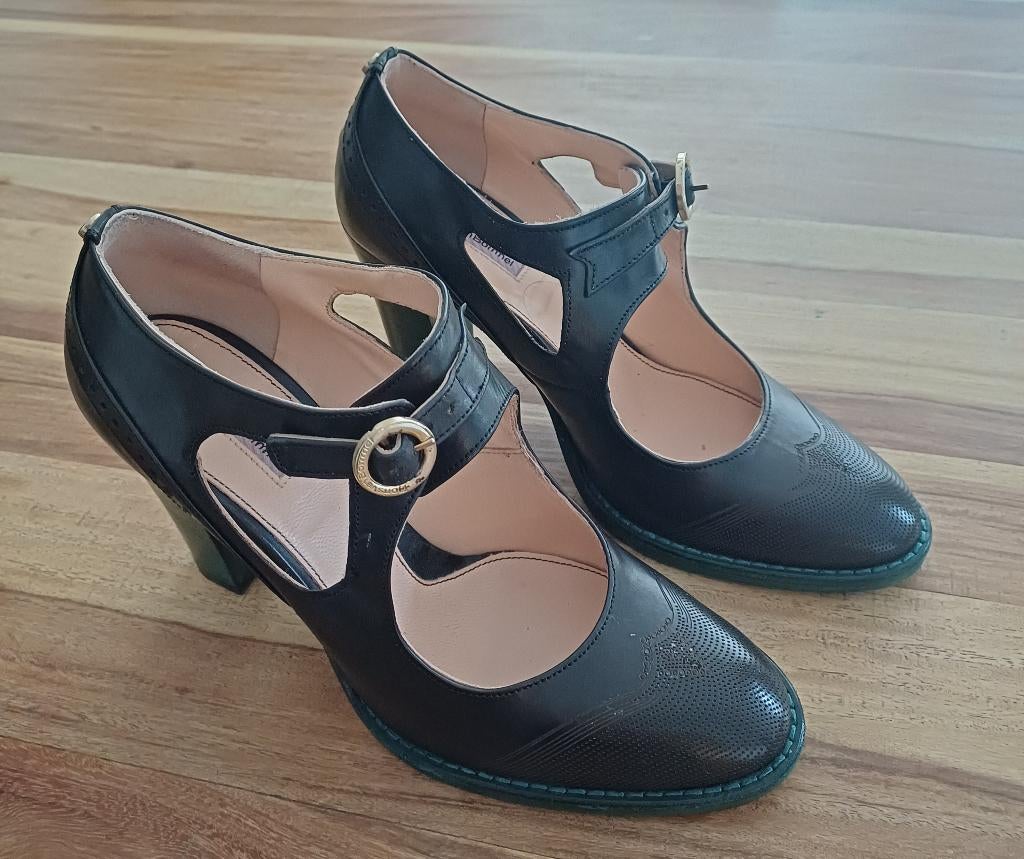 Pump Floris van Bommel mt 37, Pumps, Zwart, Floris van Bommel, Ophalen of Verzenden