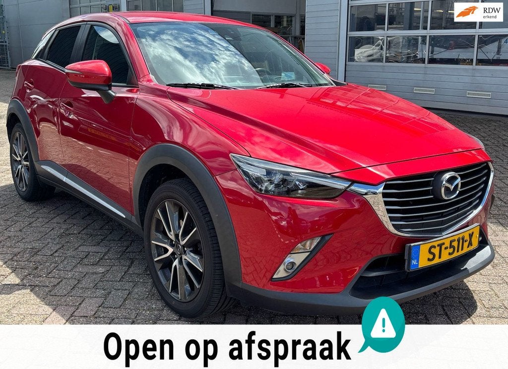Mazda CX-3 2.0 SkyActiv-G 120 TS+ AUTOMAAT HOGE INSTAP LEDER, 1998 cc, Euro 6, 4 cilinders, Leder