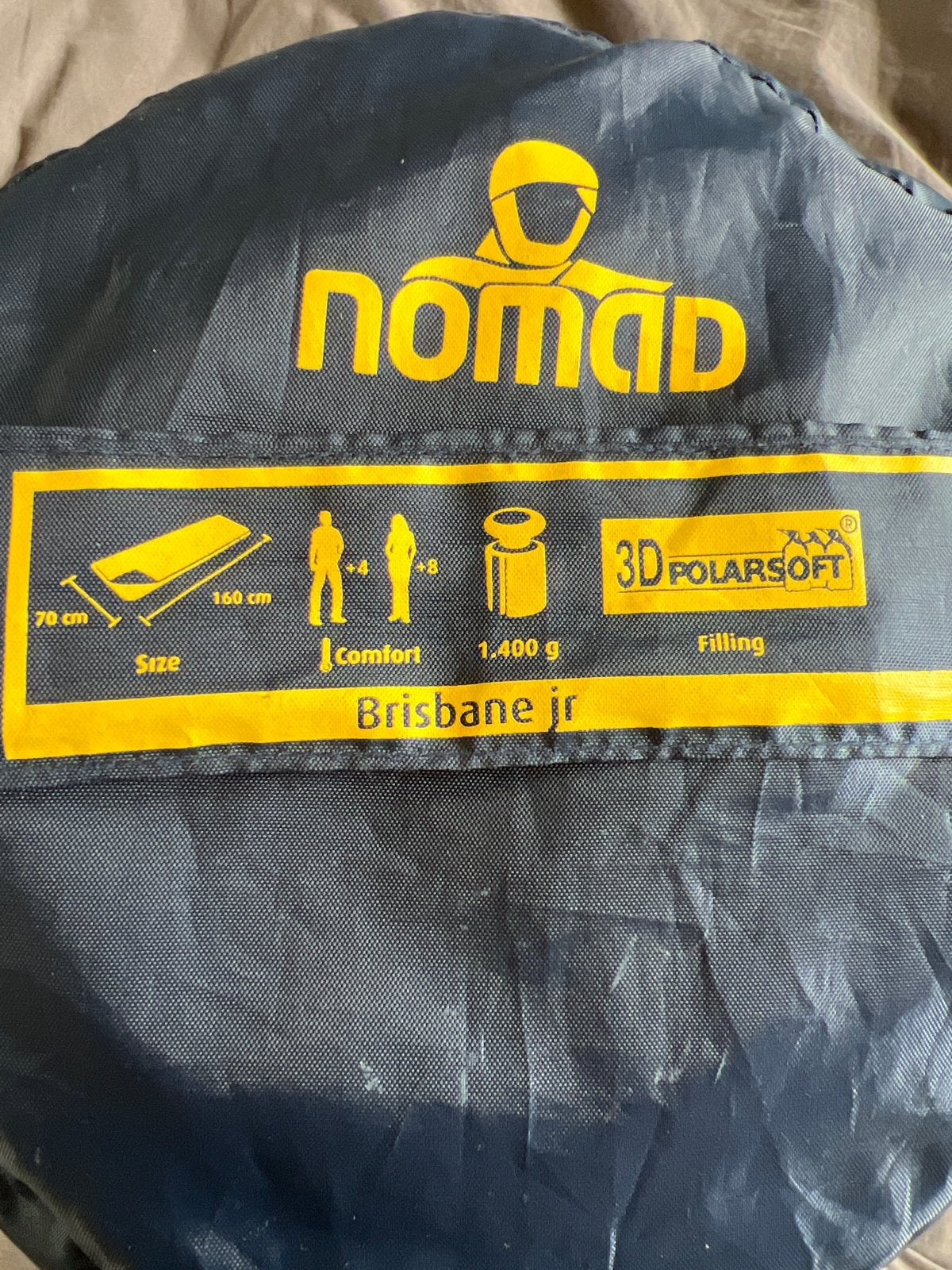 Nomad Brisbane Jr. Slaapzak - Comfortabel en Compact, Caravans en Kamperen, Slaapzakken, Ophalen of Verzenden, Gebruikt