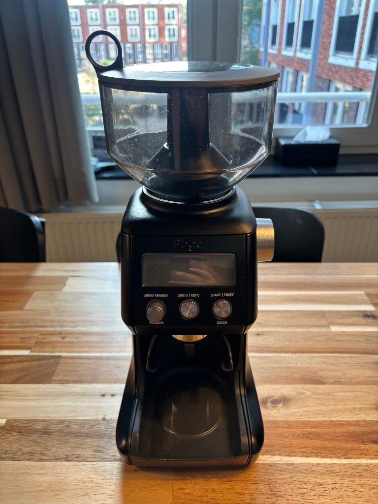 Sage the Smart Grinder Pro Black Truffel, Ophalen of Verzenden, Zo goed als nieuw, Sage, Koffiemolen