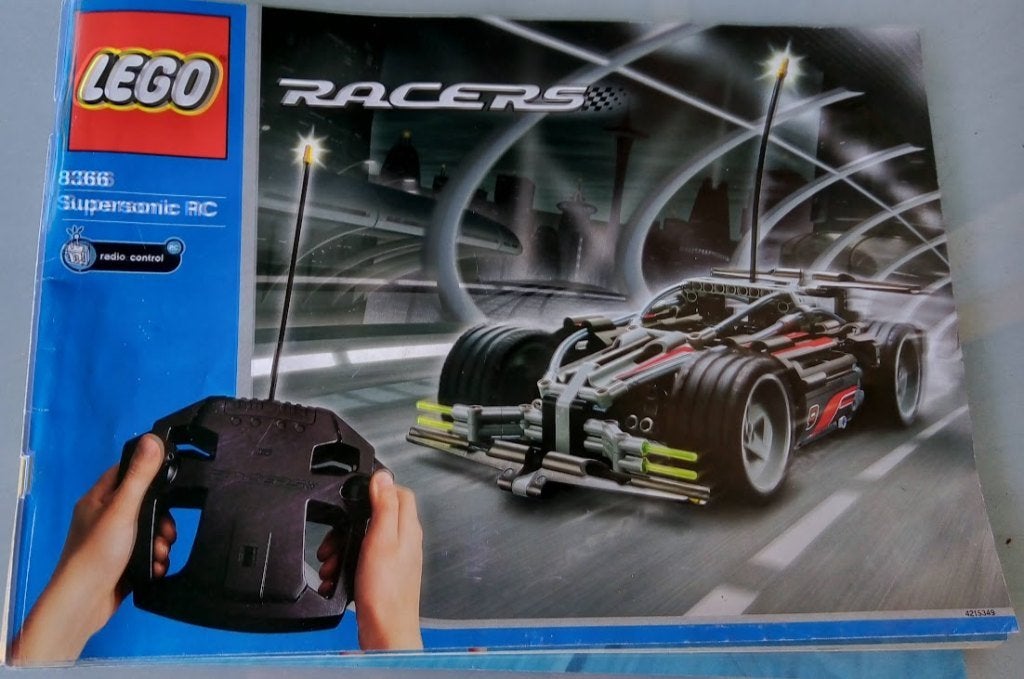 Technic  lego set.  8366      Super - Sonic  -RC, Gebruikt, Lego, Ophalen of Verzenden, Technic