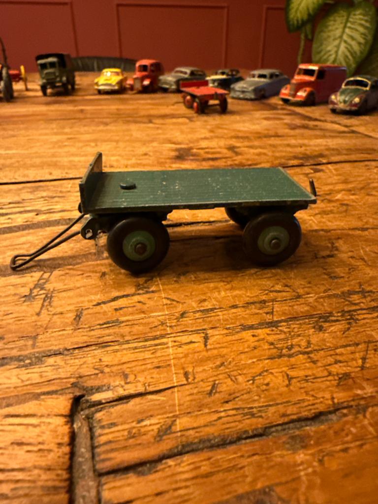 Dinky Toys 25g/429 Vierwielige Aanhanger Jaren '40-'50, Ophalen of Verzenden, Gebruikt