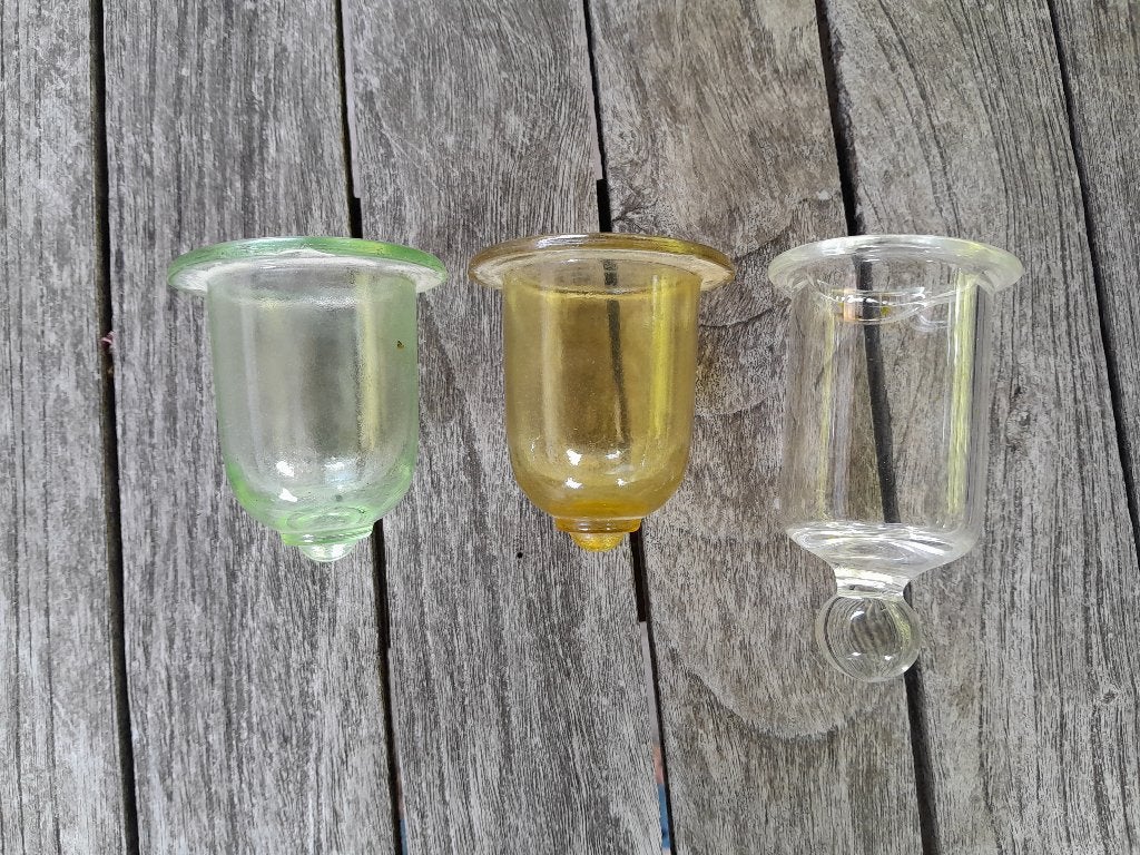 ~ Oude Glazen Vinken Drinkbakjes Vinkenkooi Drinkbakjes, Antiek en Kunst, Ophalen of Verzenden