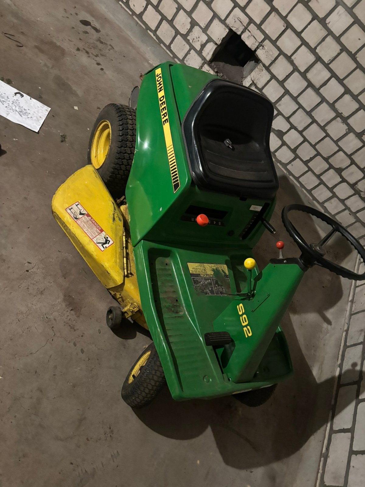 Zitmaaier john deere, Tuin en Terras, Ophalen, Zo goed als nieuw