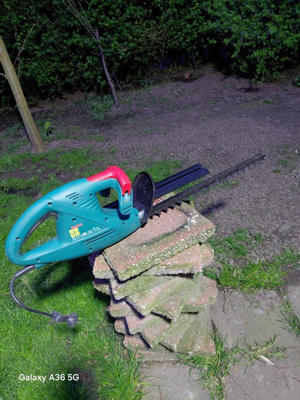 Bosch AHS 4-16 heggenschaar - 390W, 42cm blad, Ophalen of Verzenden, Gebruikt, Elektrisch, Bosch