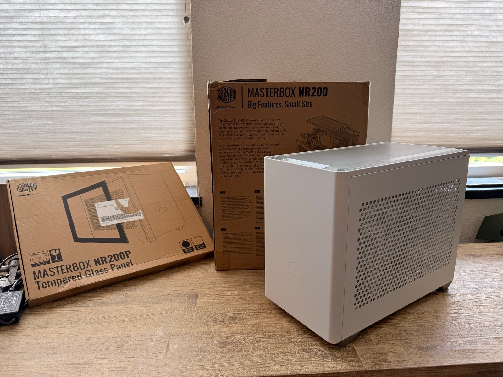 Coolermaster Masterbox NR200 Wit - Zo goed als nieuw, Computers en Software, Computerbehuizingen, Ophalen of Verzenden, Zo goed als nieuw