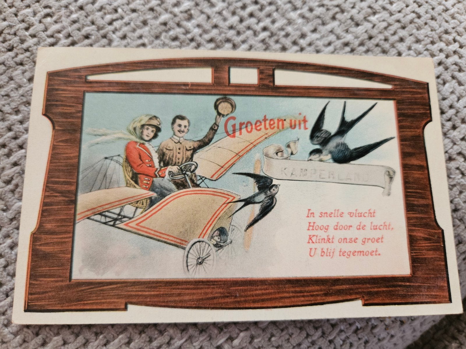 Groeten uit Kamperland, Zeeland 1913, Ophalen of Verzenden, Voor 1920, Gelopen, Zeeland
