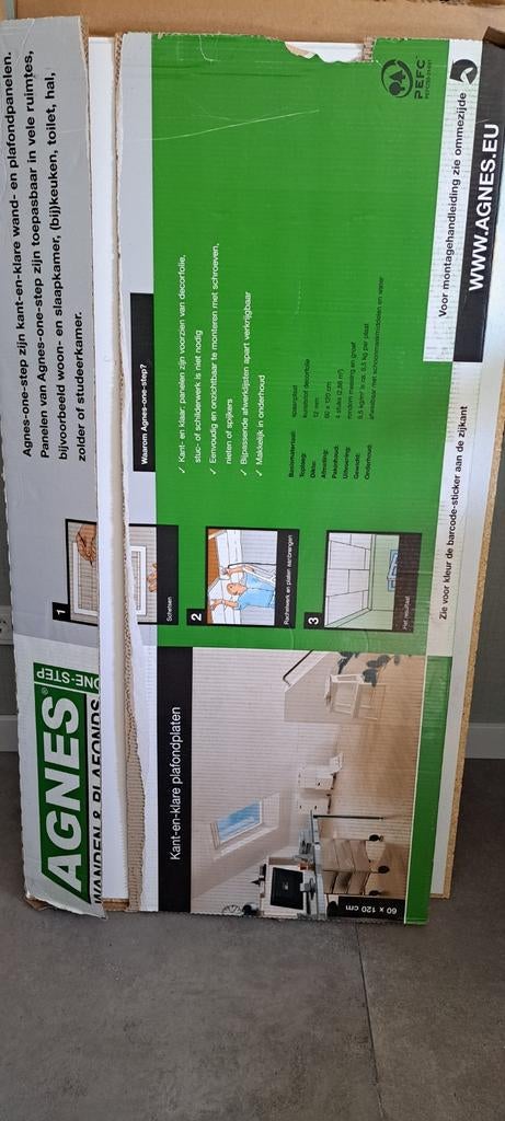 3 Agnes platen White Inspiration 2,16 m2, Ophalen of Verzenden, Nieuw