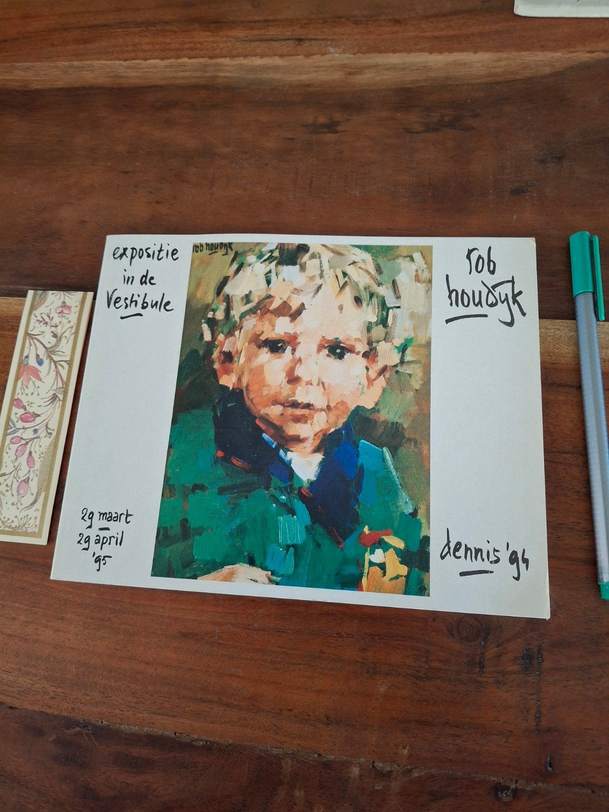 Rob Houdijk Expositie Catalogus '95 - Zeldzame Kleine Oplage, Ophalen of Verzenden, Zo goed als nieuw, Overige onderwerpen, Rob Houdijk