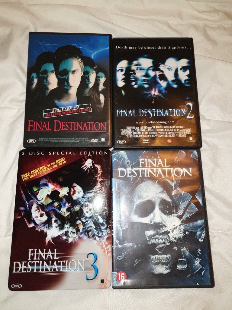 4x DVD Final Destination, Vanaf 16 jaar, Ophalen of Verzenden, Zo goed als nieuw, Overige genres