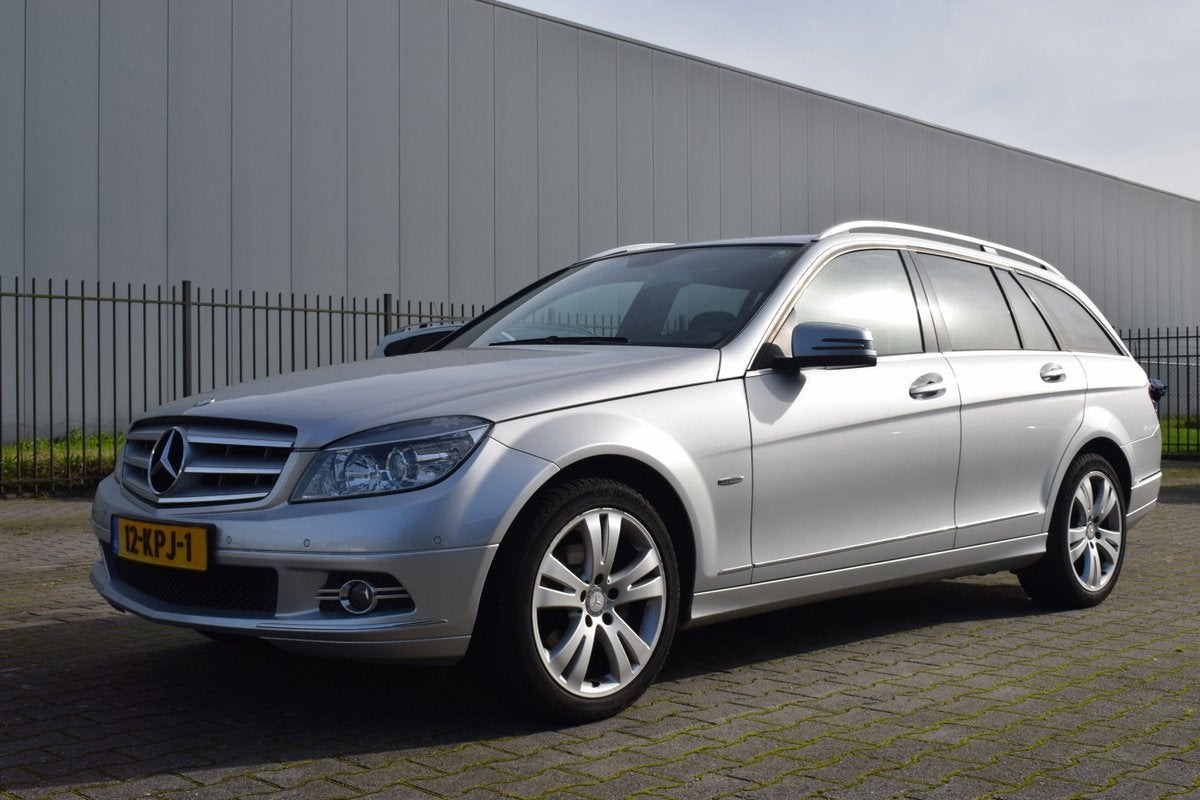 Mercedes-Benz C-Klasse Estate 180 K BlueEFFICIENCY Avantgard, Verwarmde buitenspiegels, Achterwielaandrijving, Gebruikt, Zwart