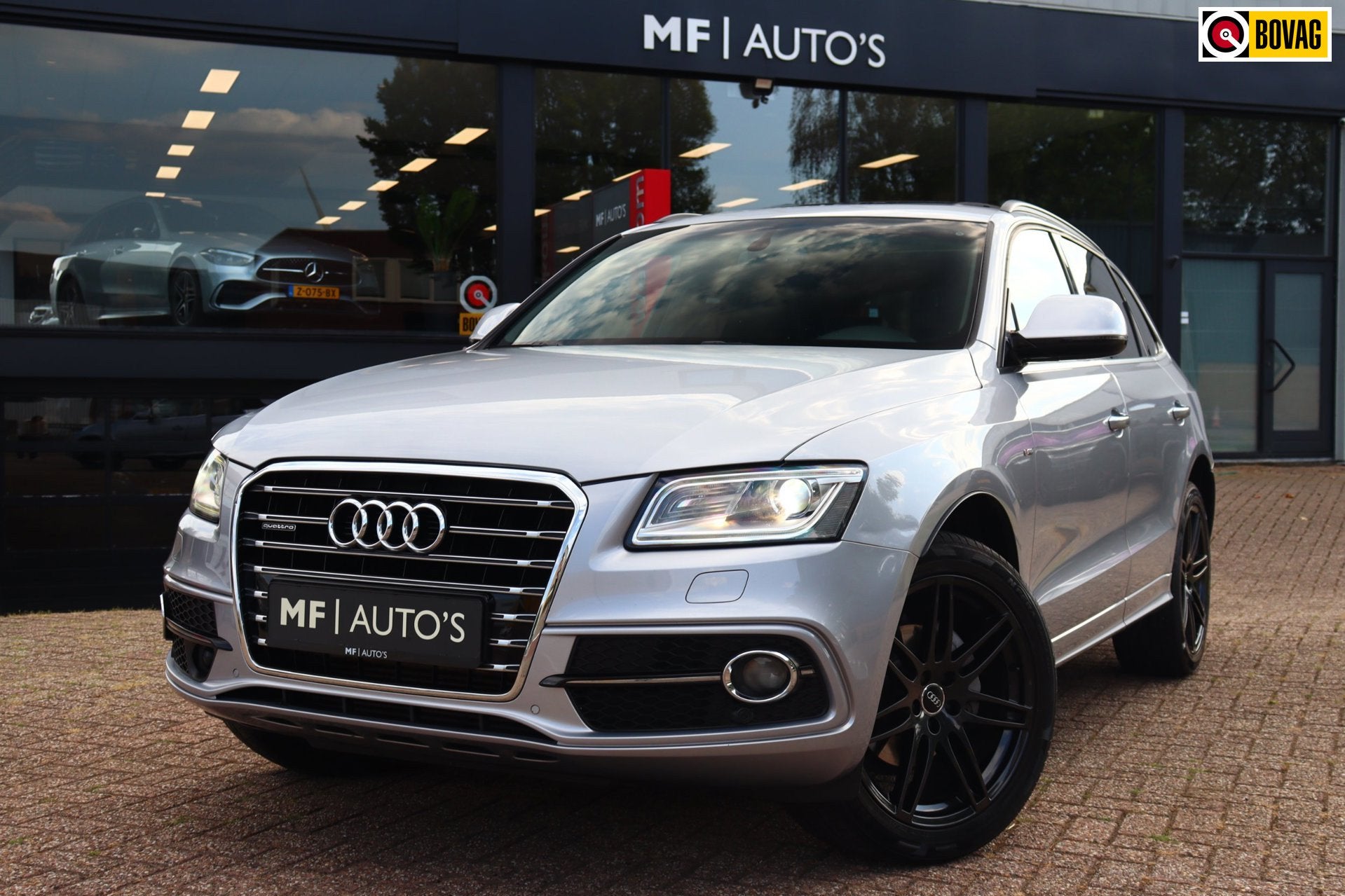 Audi Q5 2.0 TFSI quattro Adrenalin 3x S-Line|Pano|Keyless|B&, Automaat, Gebruikt, Leder en Stof, Bedrijf