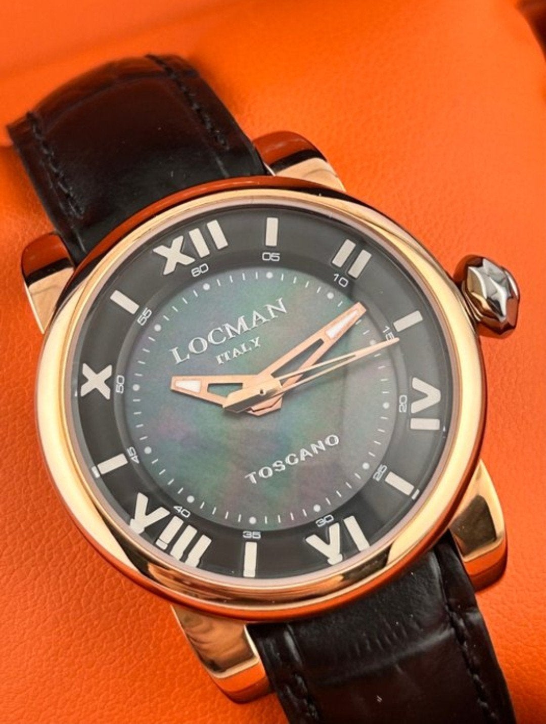 Nieuw Locman Toscano horloge |  Quartz 33mm | parelmoer, Overige merken, Leer, Staal, Polshorloge