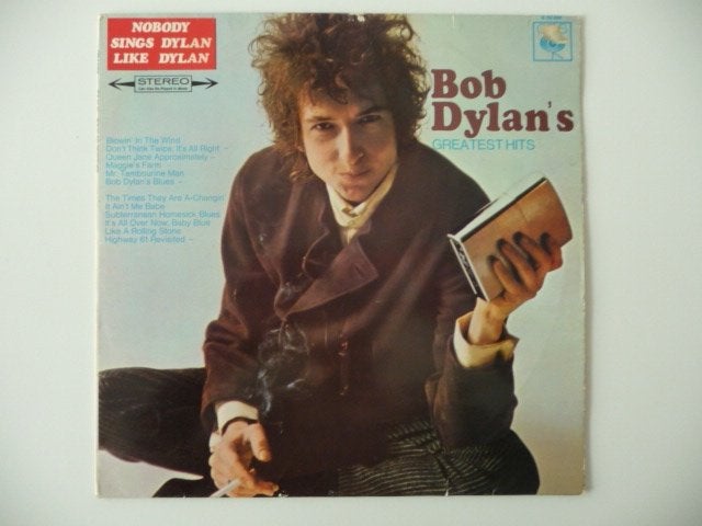 lp BOB DYLAN - GREATEST HITS - CBS Records,1967 (2), LP, Gebruikt, Pop, Ophalen of Verzenden