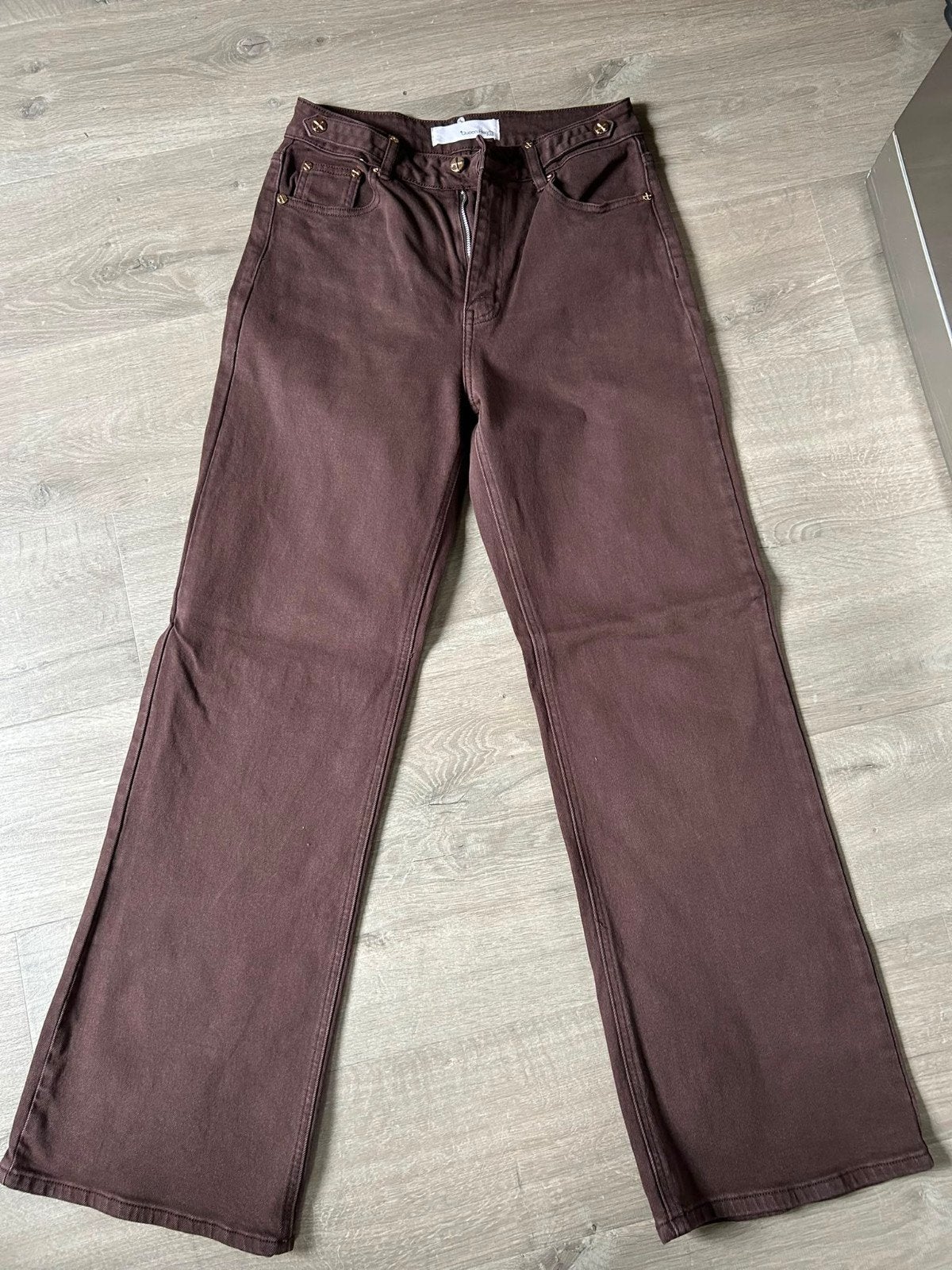 Queen Hearts jeans maat M/38, Maat 38/40 (M), Bruin, Ophalen of Verzenden, Zo goed als nieuw