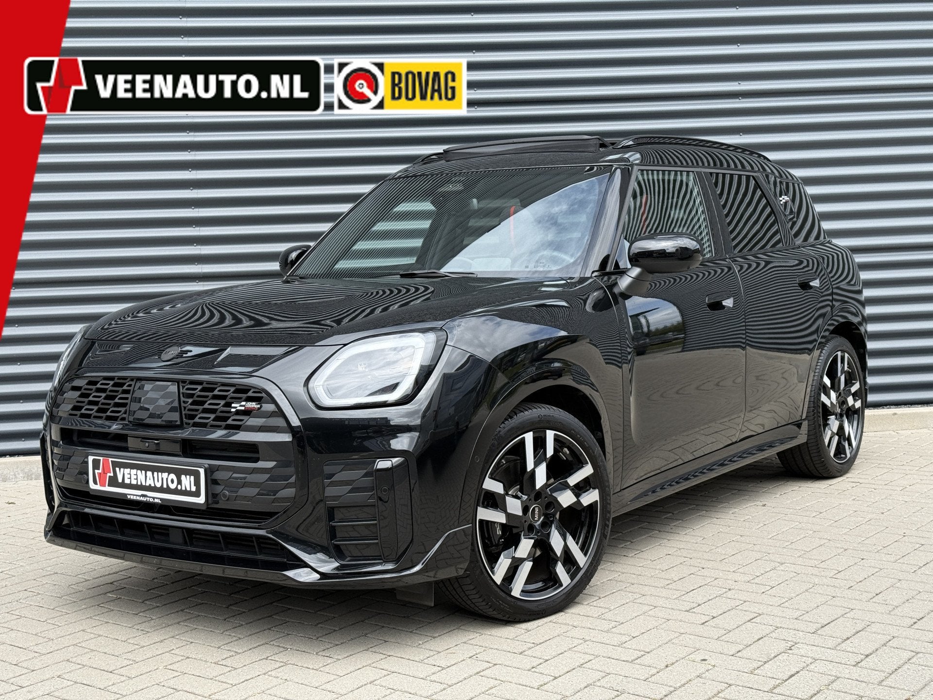 MINI Countryman 1.5 C John Cooper Works L (bj 2025), Auto's, Gebruikt, Zwart, Automatische klimaatregeling, Zwart