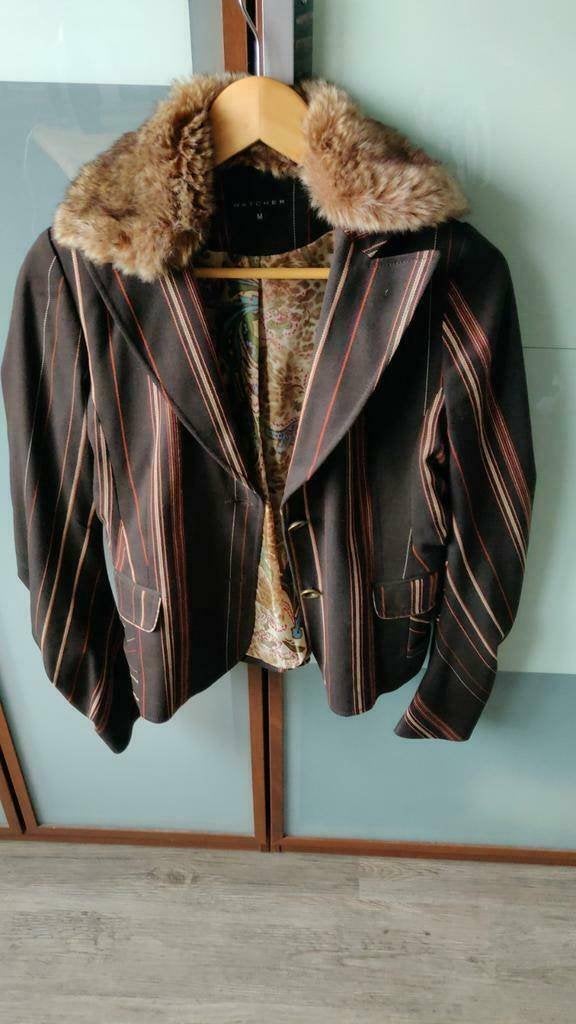 colbert jasje met coltrui, Kleding | Dames, Maat 38/40 (M), Bruin, Ophalen of Verzenden, Zo goed als nieuw
