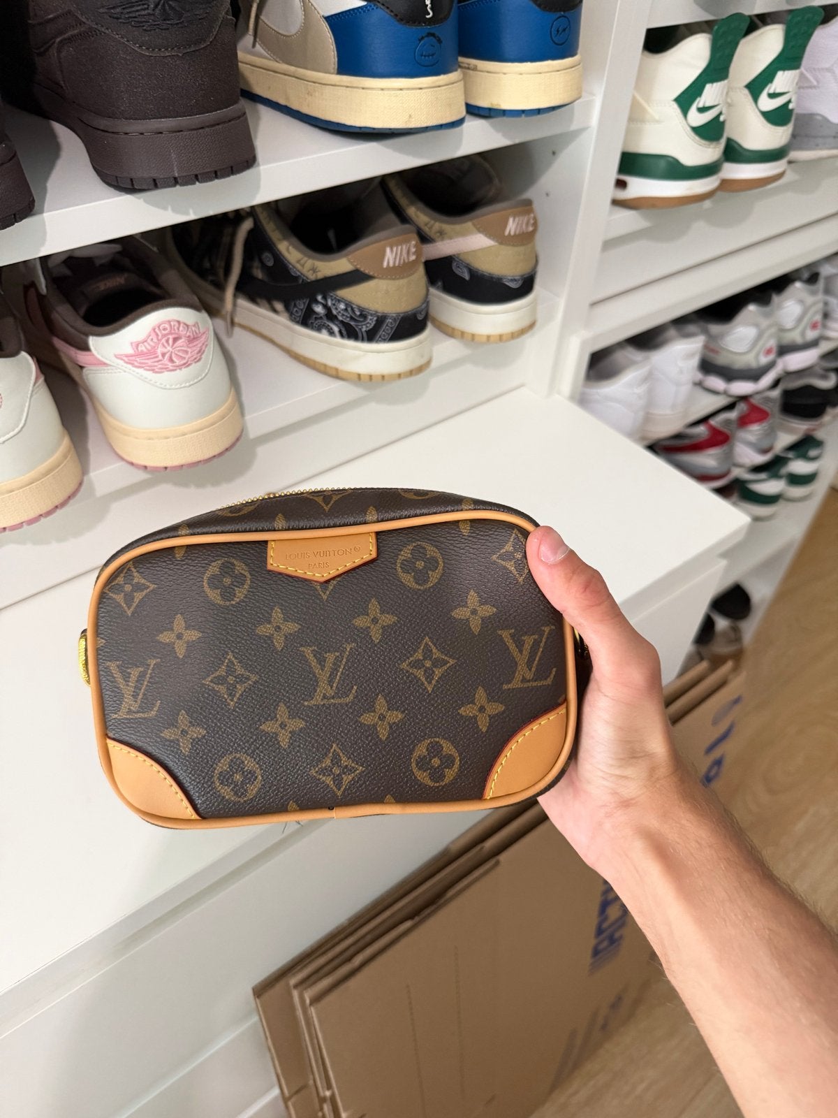 Louis Vuitton Monogram Pochette Metis, Verzenden, Zo goed als nieuw, Bruin, Schoudertasje