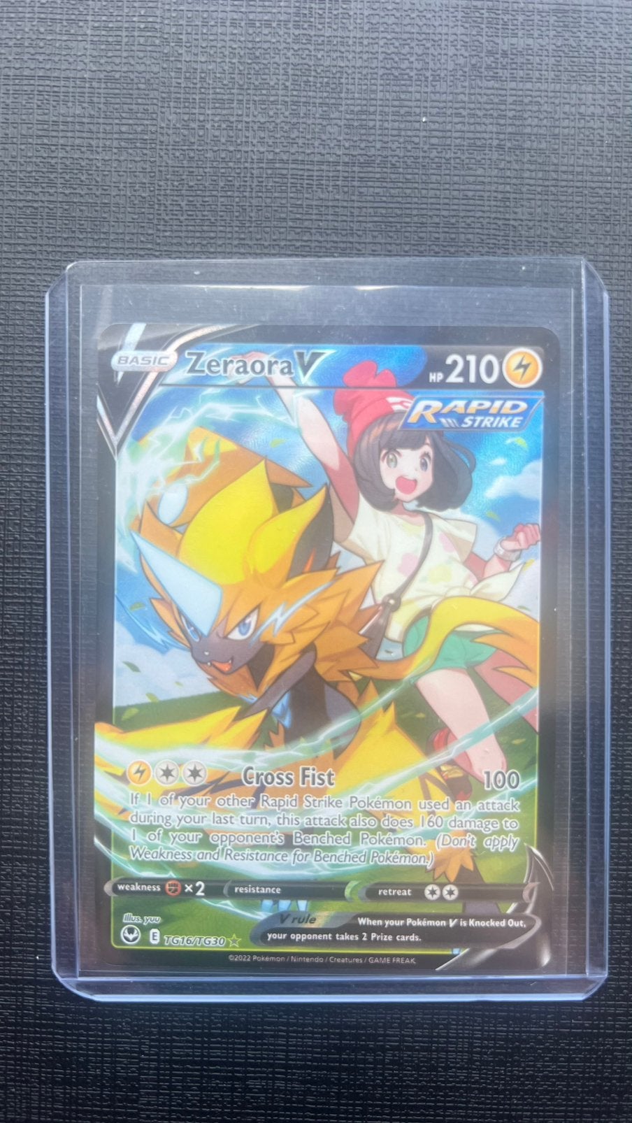 Zeraora V TG16/TG30 – Silver Tempest Trainer Gallery, Ophalen of Verzenden, Zo goed als nieuw