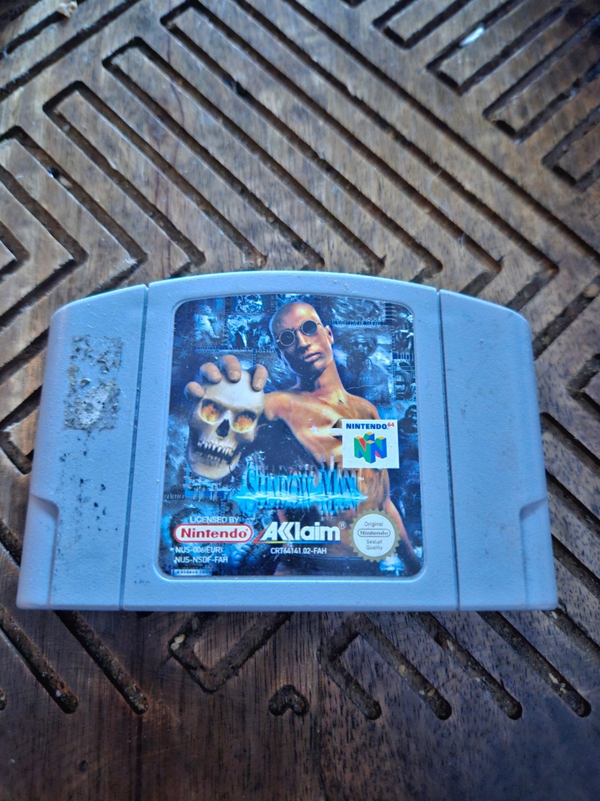 Shadow Man Nintendo 64 N64 Game Cartridge, Avontuur en Actie, Gebruikt, 1 speler, Ophalen of Verzenden