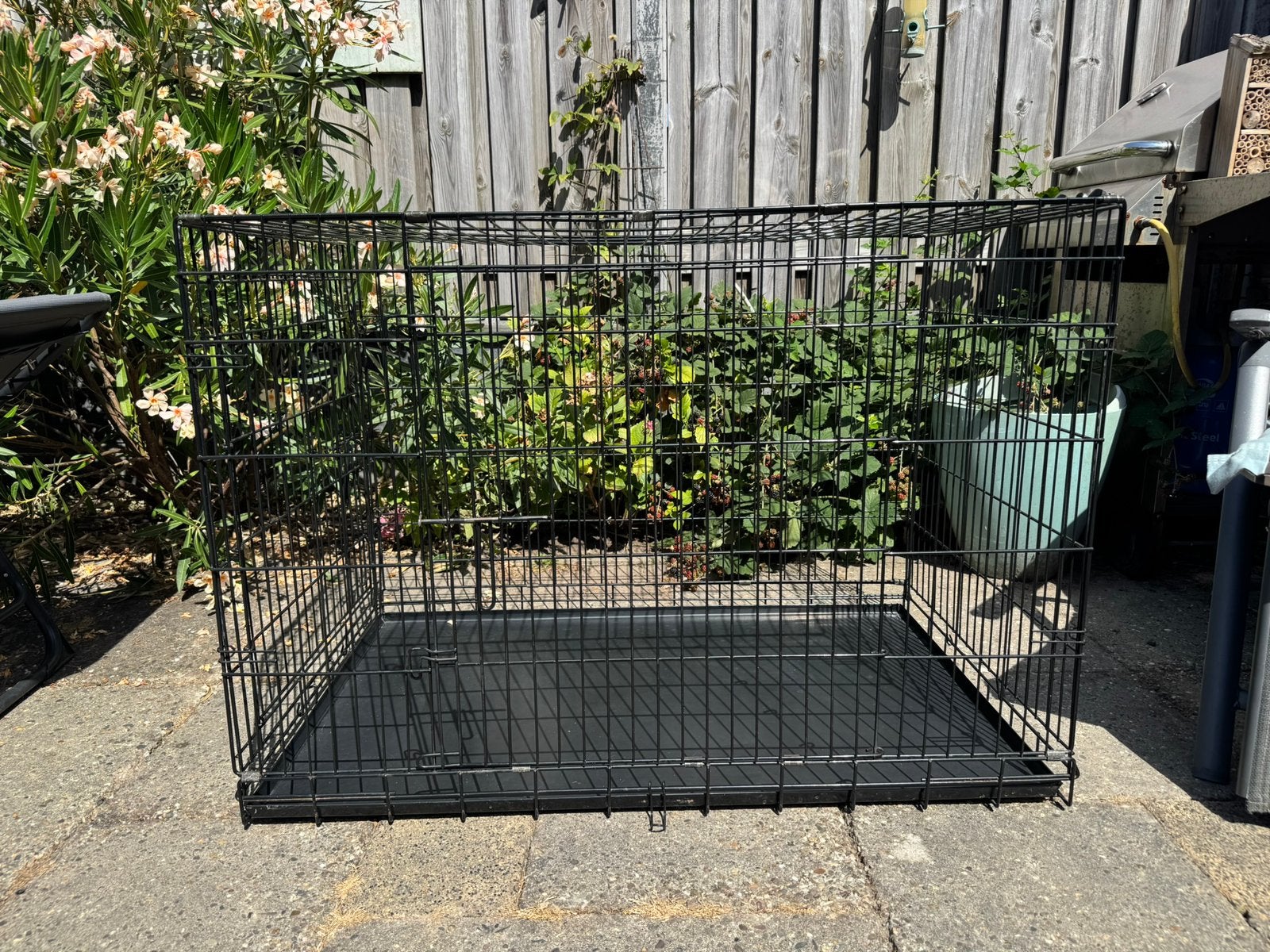 Grote honden bench B106xD69xH77, Ophalen, Gebruikt, 65 tot 100 cm, Hondenhok