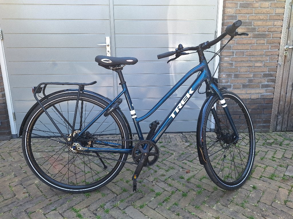 Damesfiets Trek District 3 equipped maat M, Fietsen en Brommers, Fietsen | Dames | Damesfietsen, Zo goed als nieuw, Overige merken