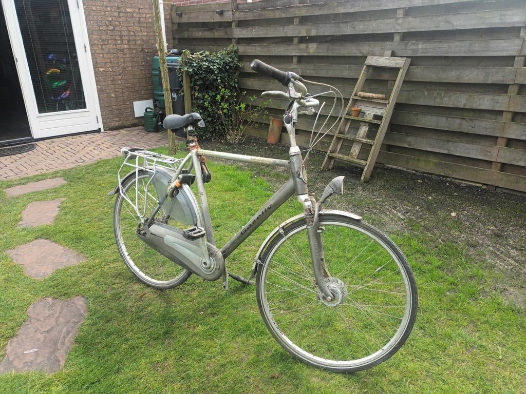 Gazelle fiets opknapper - Ideaal project!, Velgrem, Versnellingen, Ophalen of Verzenden, Gazelle