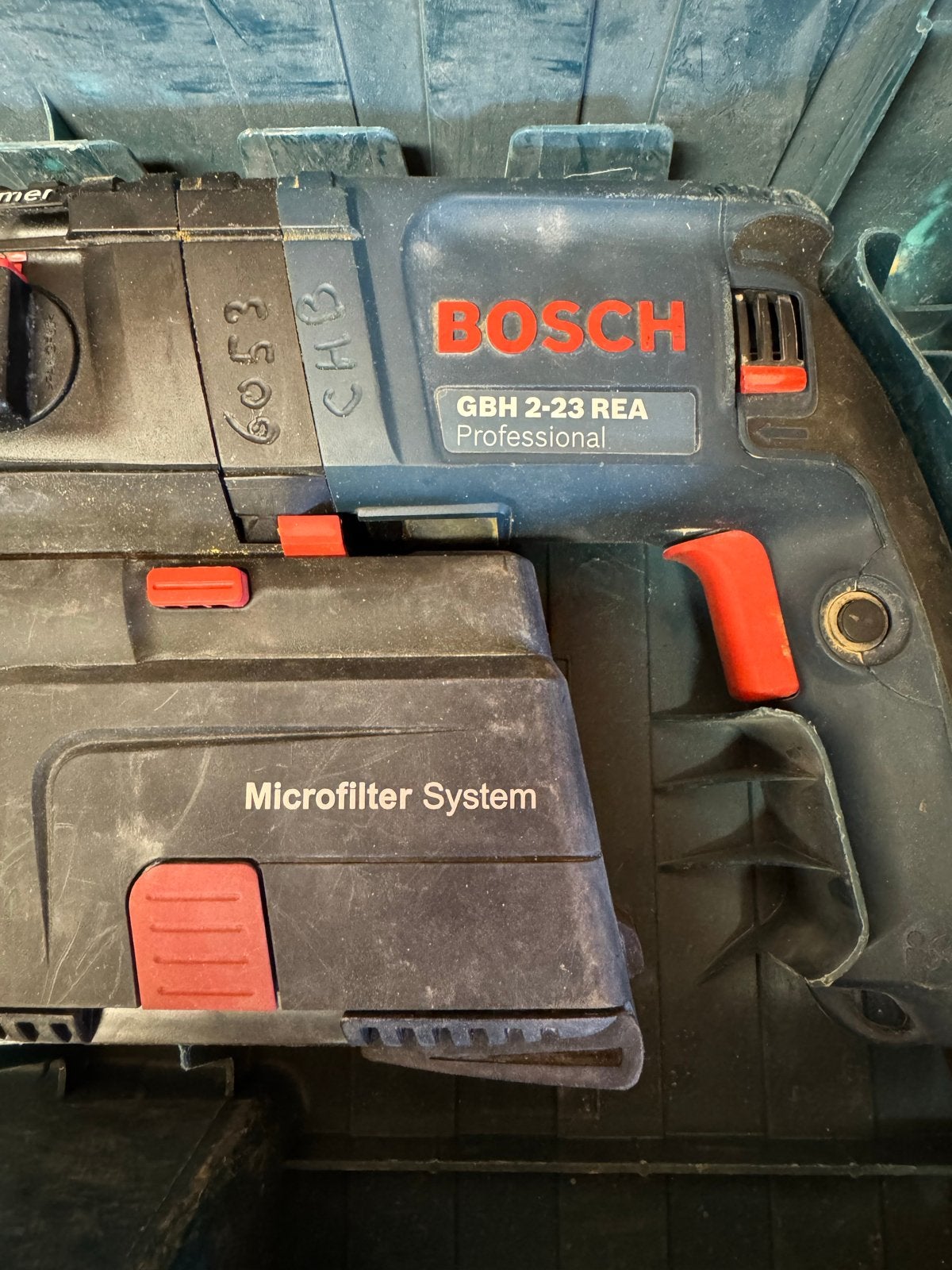 Bosch GBH 2-23 REA Professional Boorhamer met Microfilter, Doe-het-zelf en Verbouw, Gereedschap | Boormachines, Bosch, Boor- en/of Breekhamer