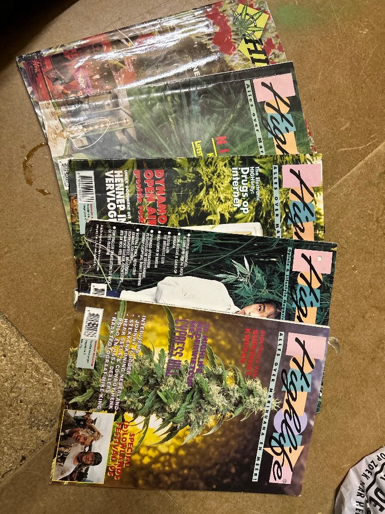 Zeldzame Vroege Highlife magazines (1994-1996 — Jaarg 3/4/5), Verzenden, Gelezen, Overige typen