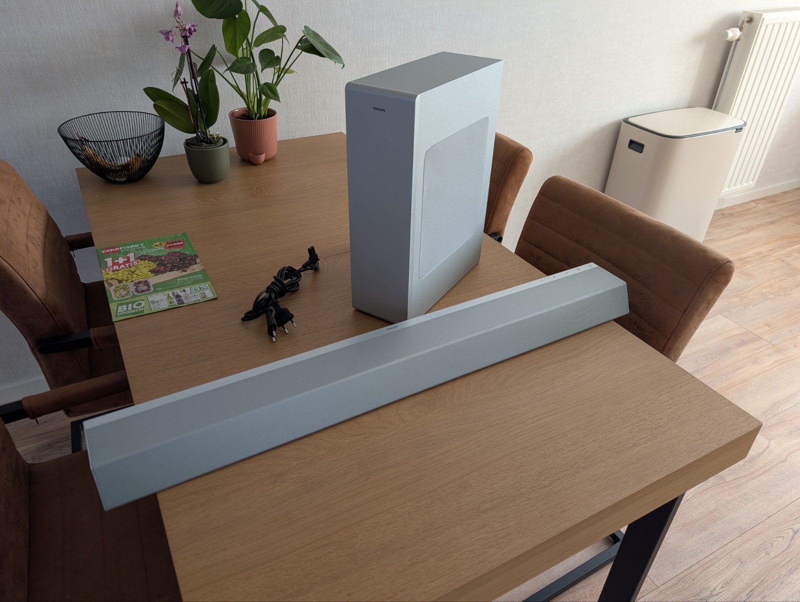 Philips TAB8505/10 Soundbar + Subwoofer - Zo goed als nieuw, Ophalen, Bluetooth, Zo goed als nieuw