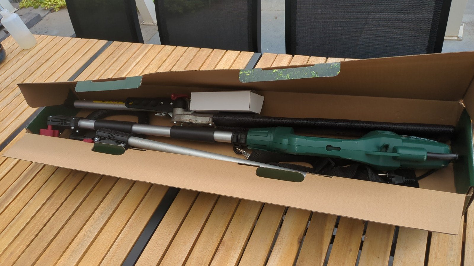 Parkside heggenschaar met steel - tot 3,5m bereik, Ophalen, Gebruikt, Elektrisch, Parkside