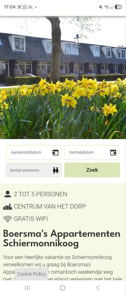 Schiermonnikoog 4 nachten Hemelvaart