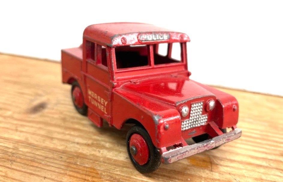 Dinky Toys 255 Mersey Tunnel Politie Land Rover, Ophalen of Verzenden, Gebruikt