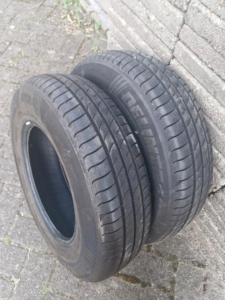 Delinte DS2 M+S Banden 155/80R13 79T, Gebruikt, 155 mm, 13 inch, Ophalen of Verzenden